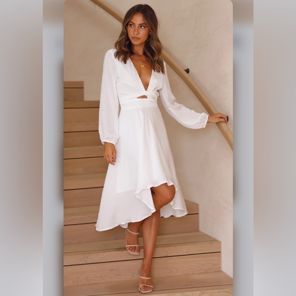 Billy J Starry Nights Dress in White